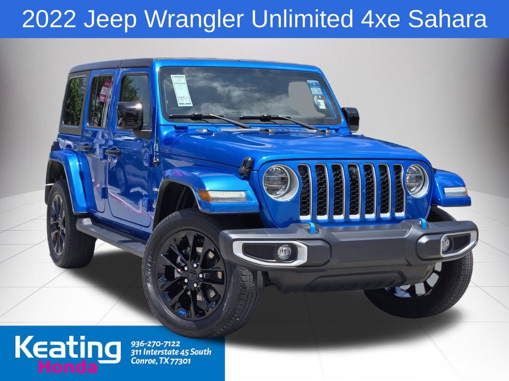 Used 2022 Jeep Wrangler Unlimited Sahara w/ Cold Weather Group AWD/4WD image 1