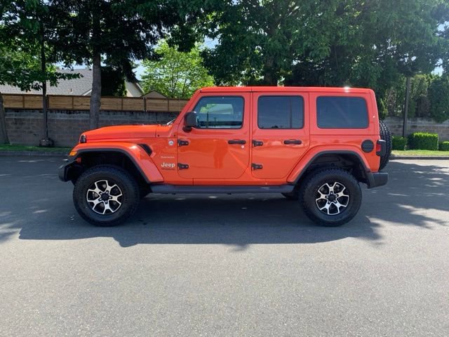 Used 2018 Jeep Wrangler Unlimited Sahara w/ Uconnect 4C Nav & Sound Group AWD/4WD image 2