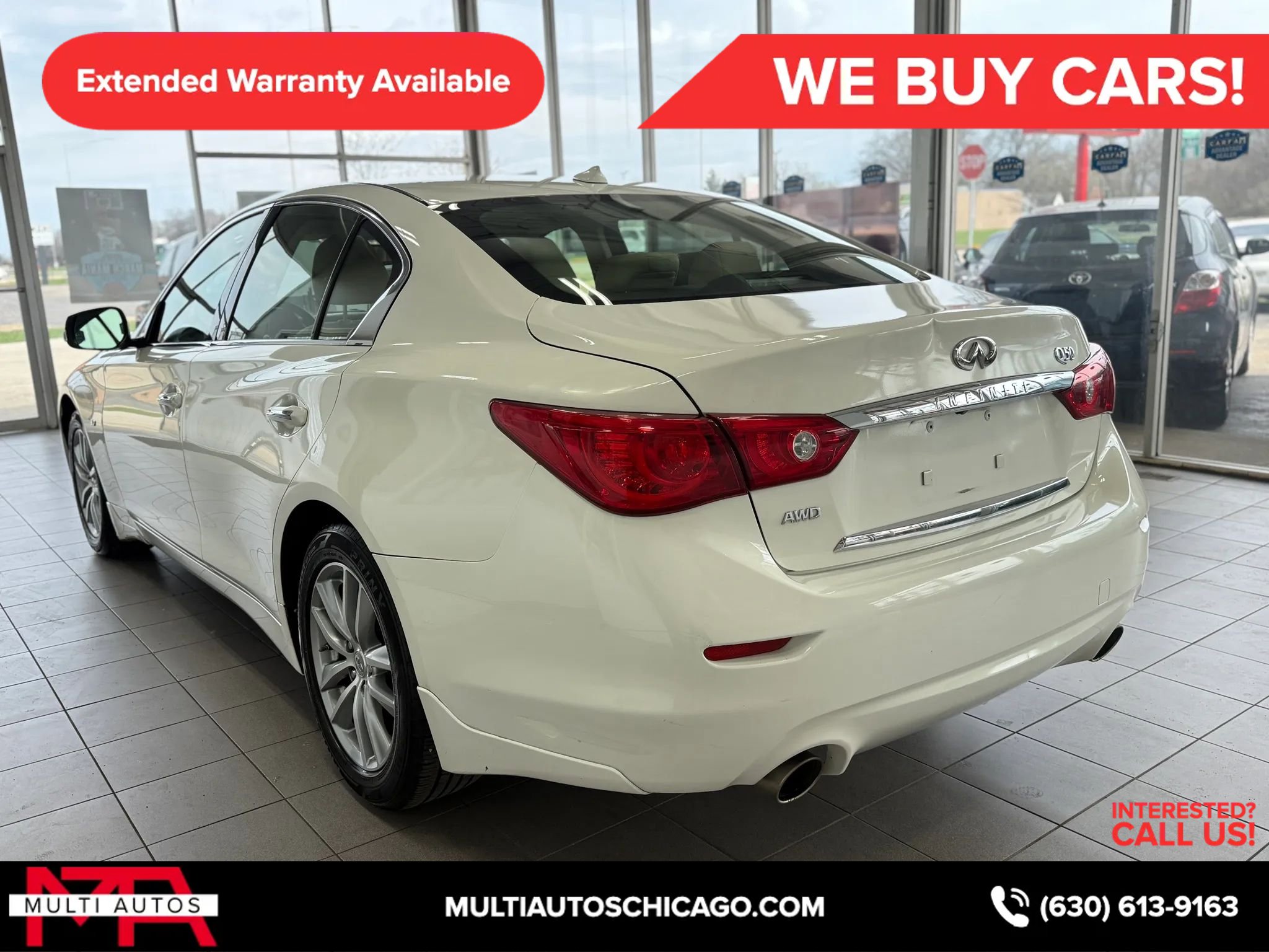 Used 2014 INFINITI Q50 Premium w/ Navigation Package AWD/4WD image 9