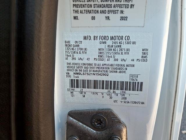 Certified 2022 Ford Transit Connect XL FWD image 28
