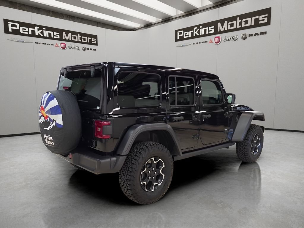 Used 2023 Jeep Wrangler Unlimited Rubicon 4xe w/ Cold Weather Group AWD/4WD image 4