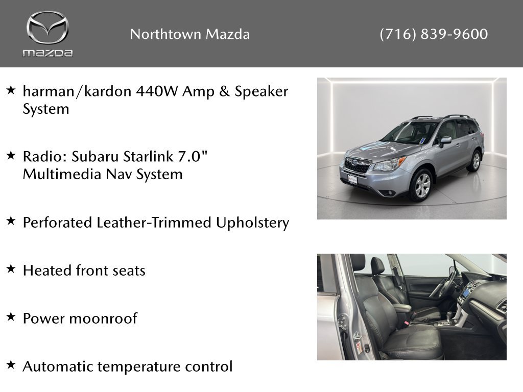 Used 2016 Subaru Forester 2.5i Limited AWD/4WD image 2