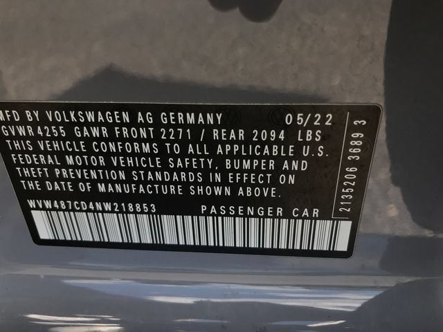 Used 2022 Volkswagen GTI SE w/ SE Leather Package FWD image 23