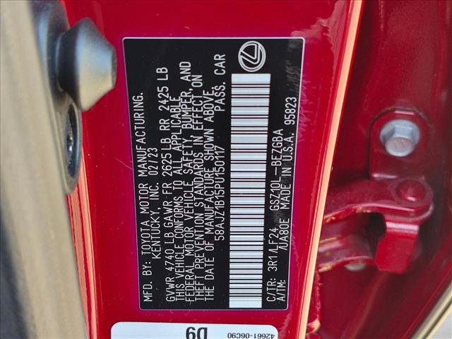 Certified 2023 Lexus ES 350 F Sport w/ Accessory Package (Z2) FWD image 27