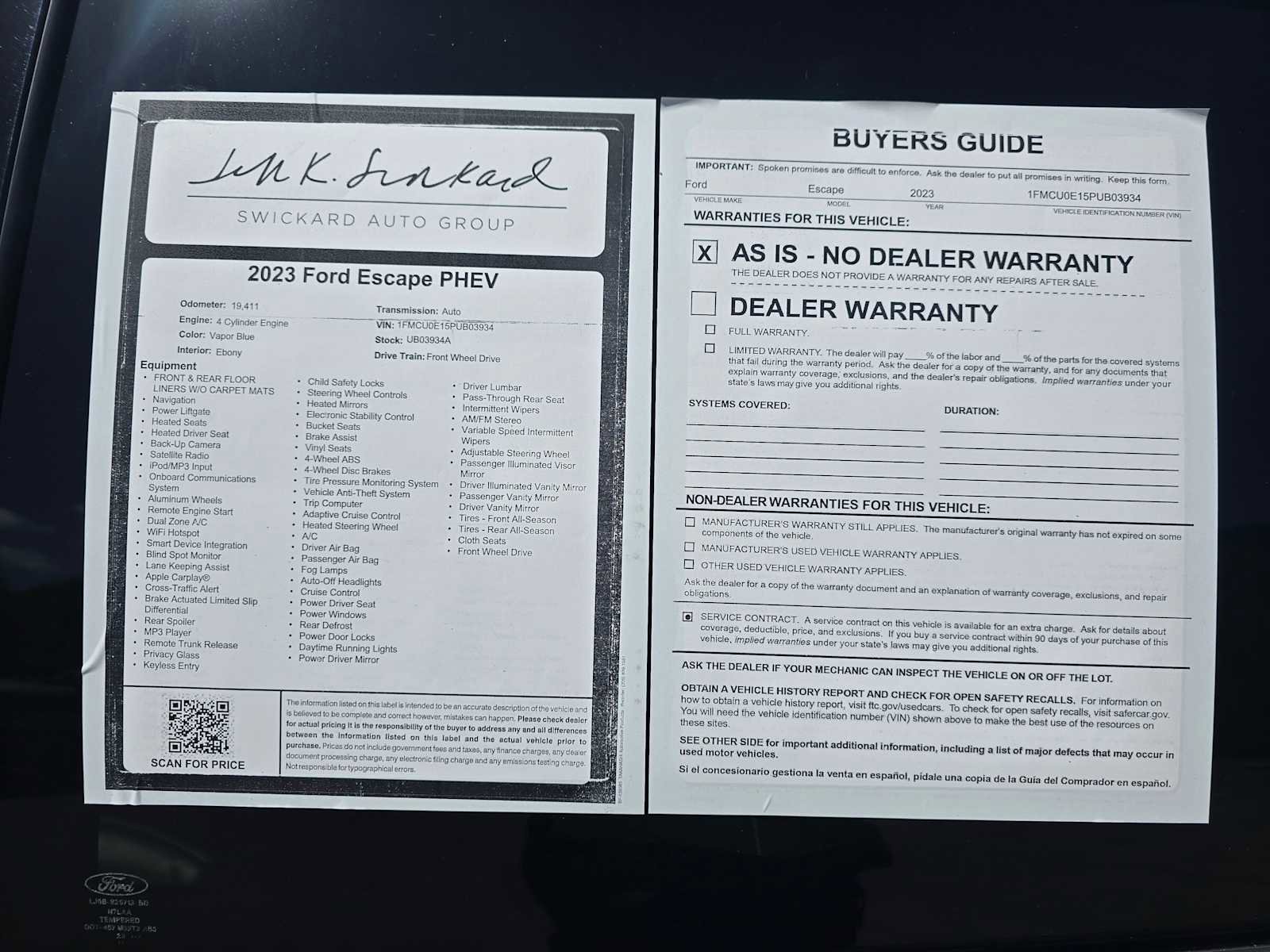 Used 2023 Ford Escape SE FWD image 19