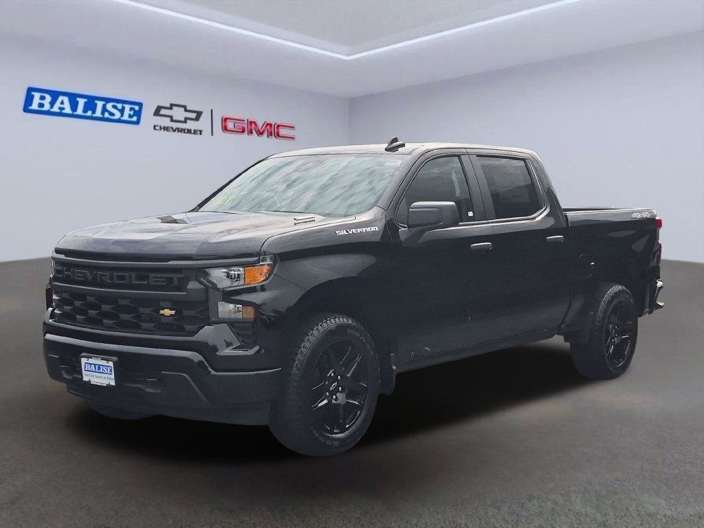 New 2026 Chevrolet Silverado 1500 Custom w/ Turbomax Blackout Package AWD/4WD image 7