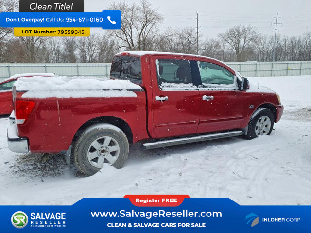 Used 2004 Nissan Titan LE w/ (NAV) Nissan Navigation Pkg AWD/4WD image 4