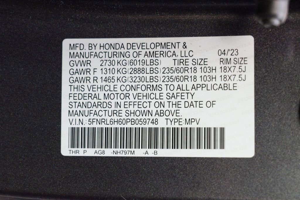 Used 2023 Honda Odyssey EX-L image 57