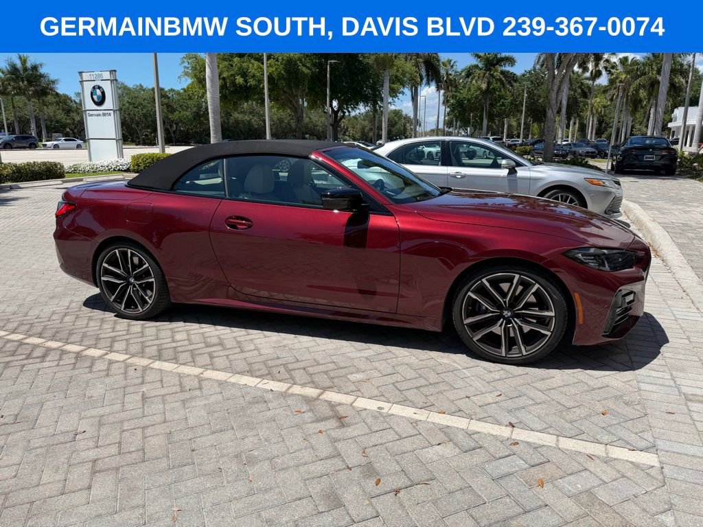 Certified 2024 BMW 430i Convertible w/ M Sport Package RWD image 14