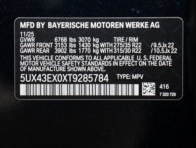 New 2026 BMW X6 M60i AWD/4WD image 23