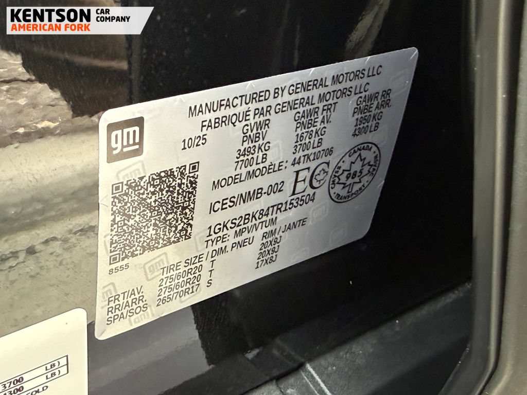 Used 2026 GMC Yukon Elevation AWD/4WD image 49