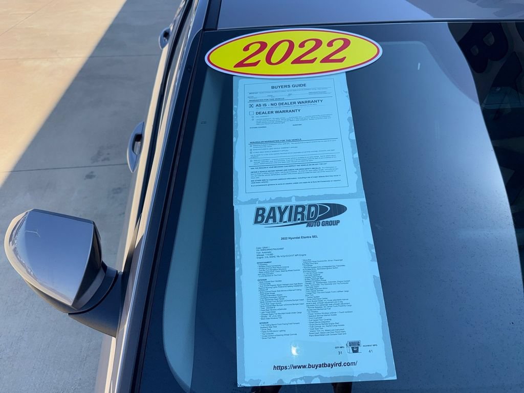 Used 2022 Hyundai Elantra SEL FWD image 14