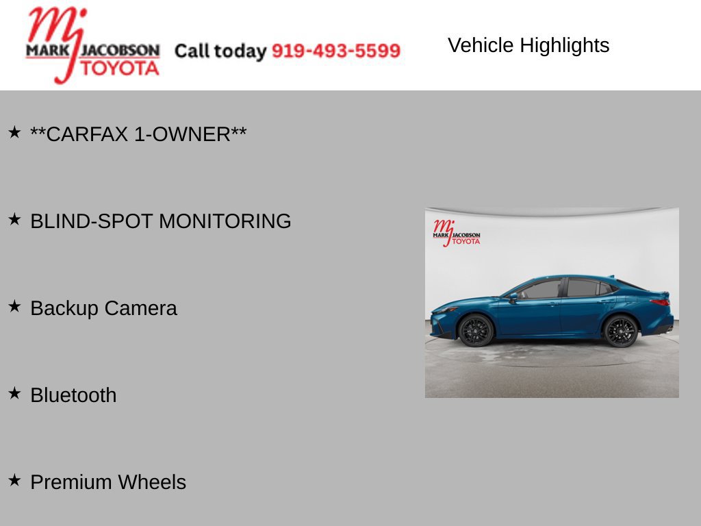 Used 2025 Toyota Camry SE FWD image 6