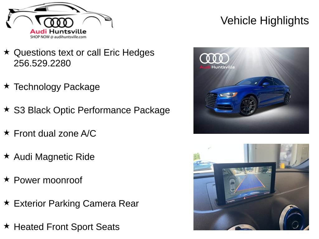 Used 2016 Audi S3 Premium Plus AWD/4WD image 6