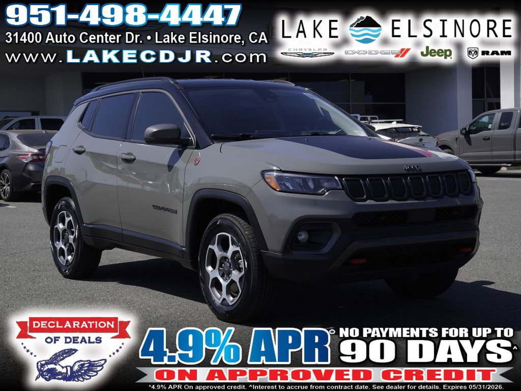 Certified 2022 Jeep Compass Trailhawk w/ Trailhawk Convenience Group AWD/4WD image 1