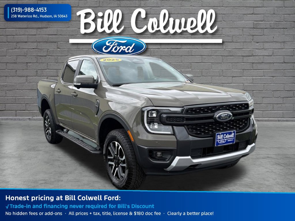 Certified 2025 Ford Ranger Lariat w/ Trailer Tow Package