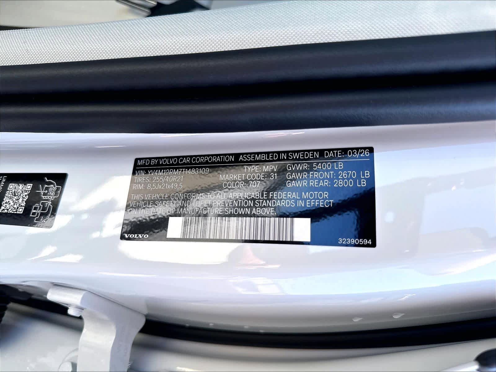 New 2026 Volvo XC60 B5 Ultra w/ Climate Package AWD/4WD image 36