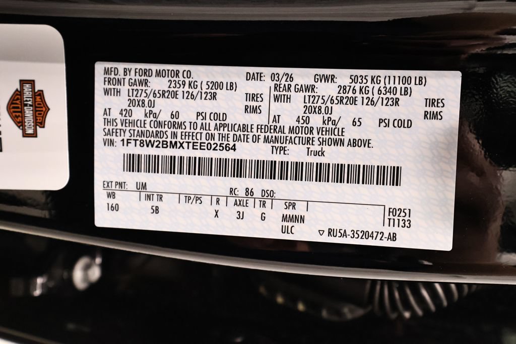 New 2026 Ford F250 Lariat w/ Black Appearance Package AWD/4WD image 55