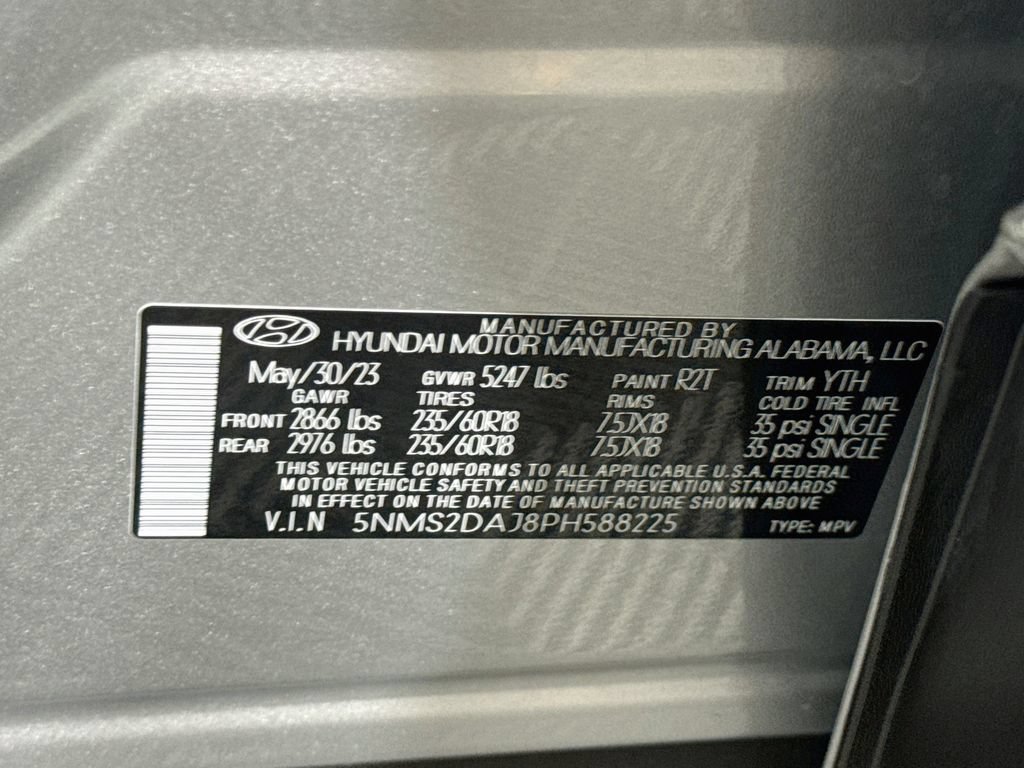 Certified 2023 Hyundai Santa Fe SEL w/ Cargo Package AWD/4WD image 37