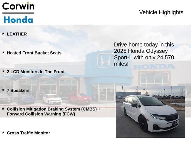 Used 2025 Honda Odyssey Sport-L image 6