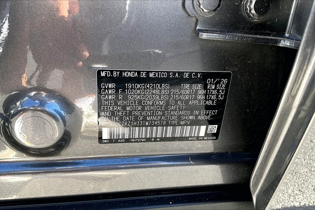 Certified 2026 Honda HR-V LX image 14