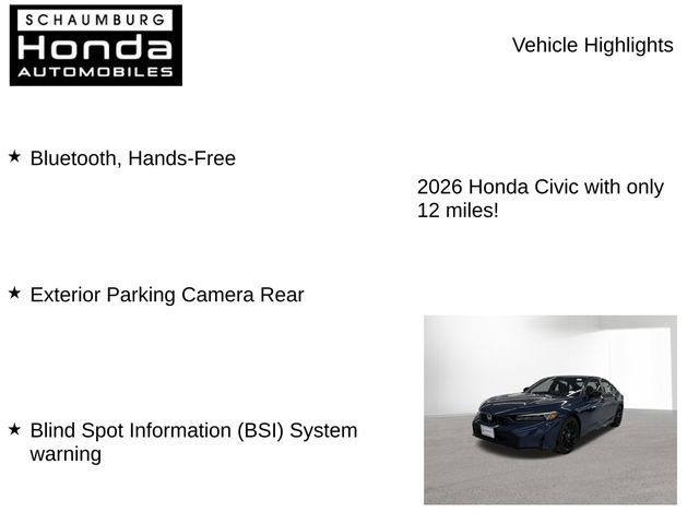 New 2026 Honda Civic Sport image 8