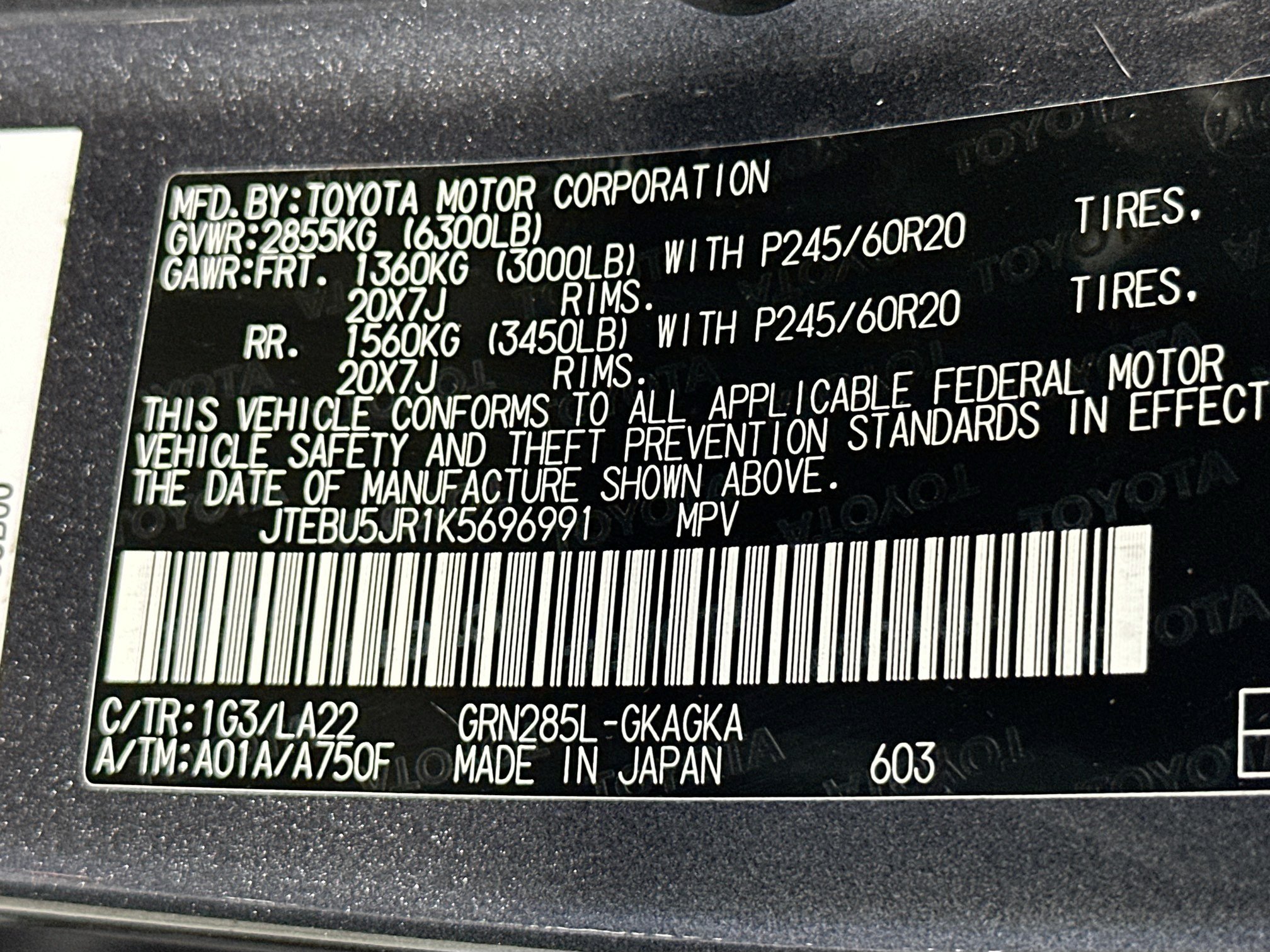 Used 2019 Toyota 4Runner Limited AWD/4WD image 31