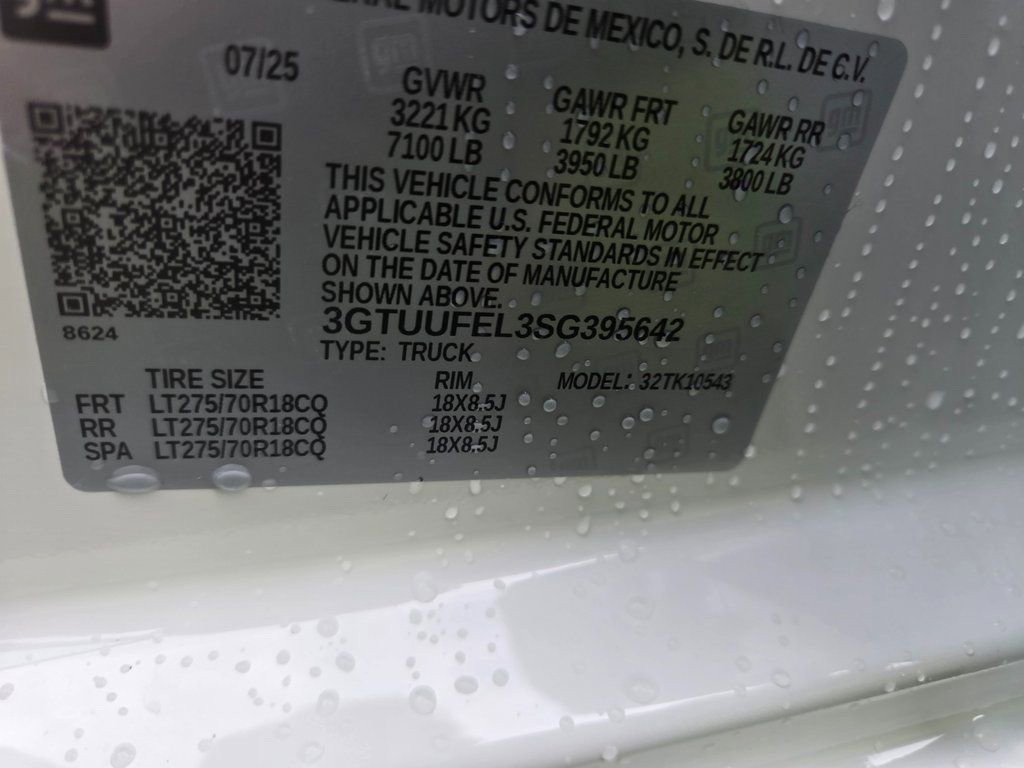 New 2025 GMC Sierra 1500 AT4X image 13