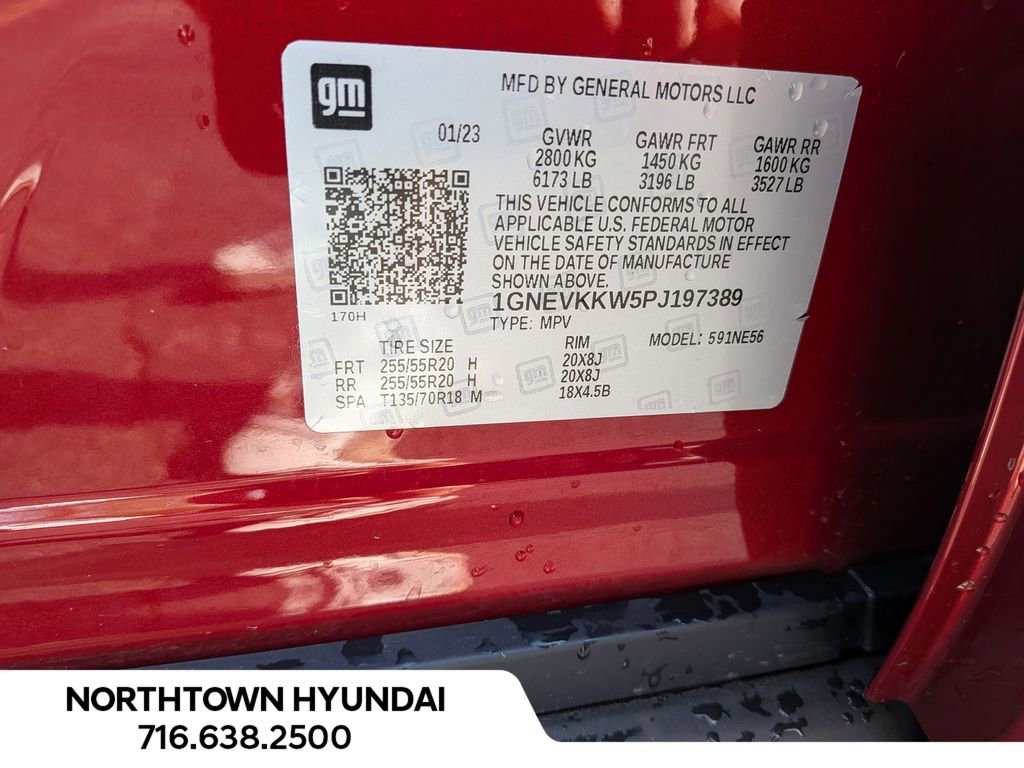 Used 2023 Chevrolet Traverse Premier w/ LPO, Floor Liner Package AWD/4WD image 45