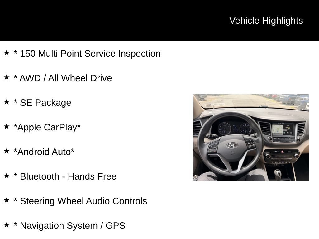 Used 2017 Hyundai Tucson SE Plus AWD/4WD image 2