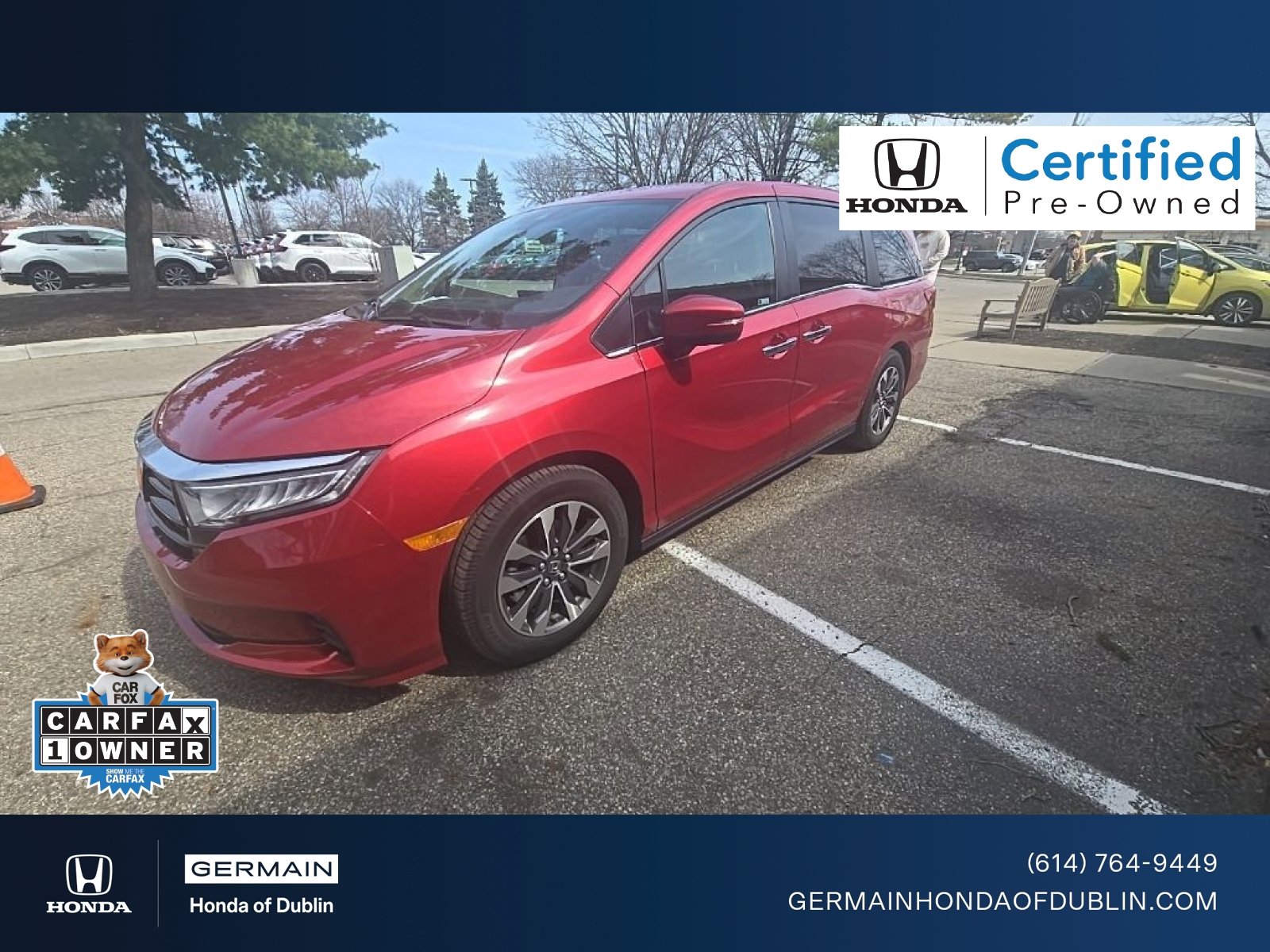 Certified 2023 Honda Odyssey EX-L image 1