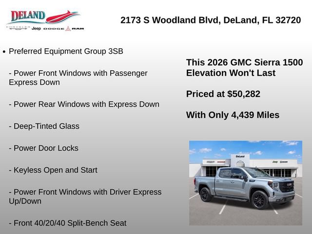 Used 2026 GMC Sierra 1500 Elevation w/ Elevation Premium Package AWD/4WD image 8