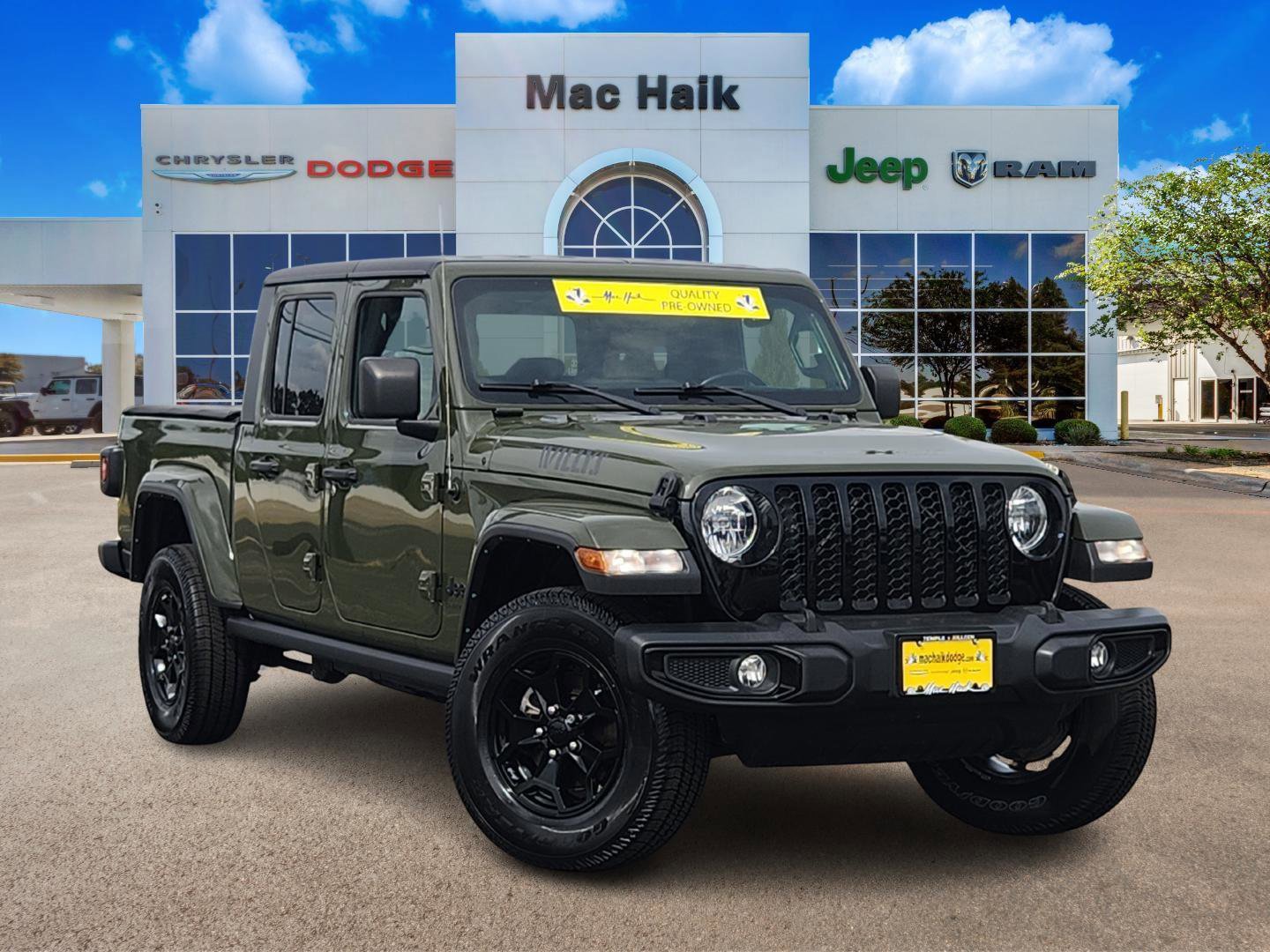 Certified 2022 Jeep Gladiator Willys