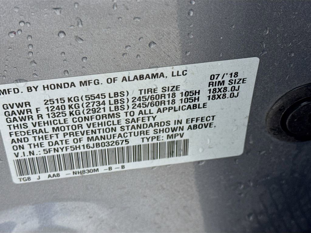 Used 2018 Honda Pilot LX image 40