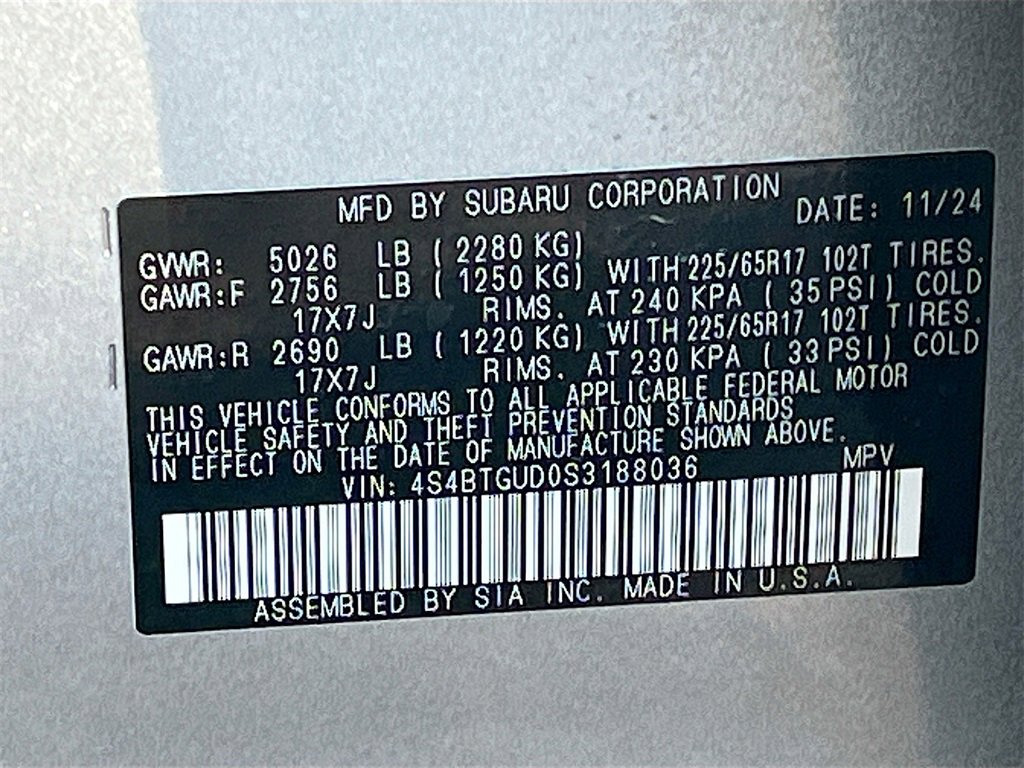 Used 2025 Subaru Outback Wilderness image 34