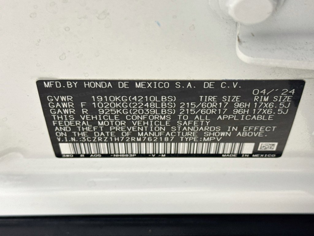 Used 2024 Honda HR-V EX-L image 40