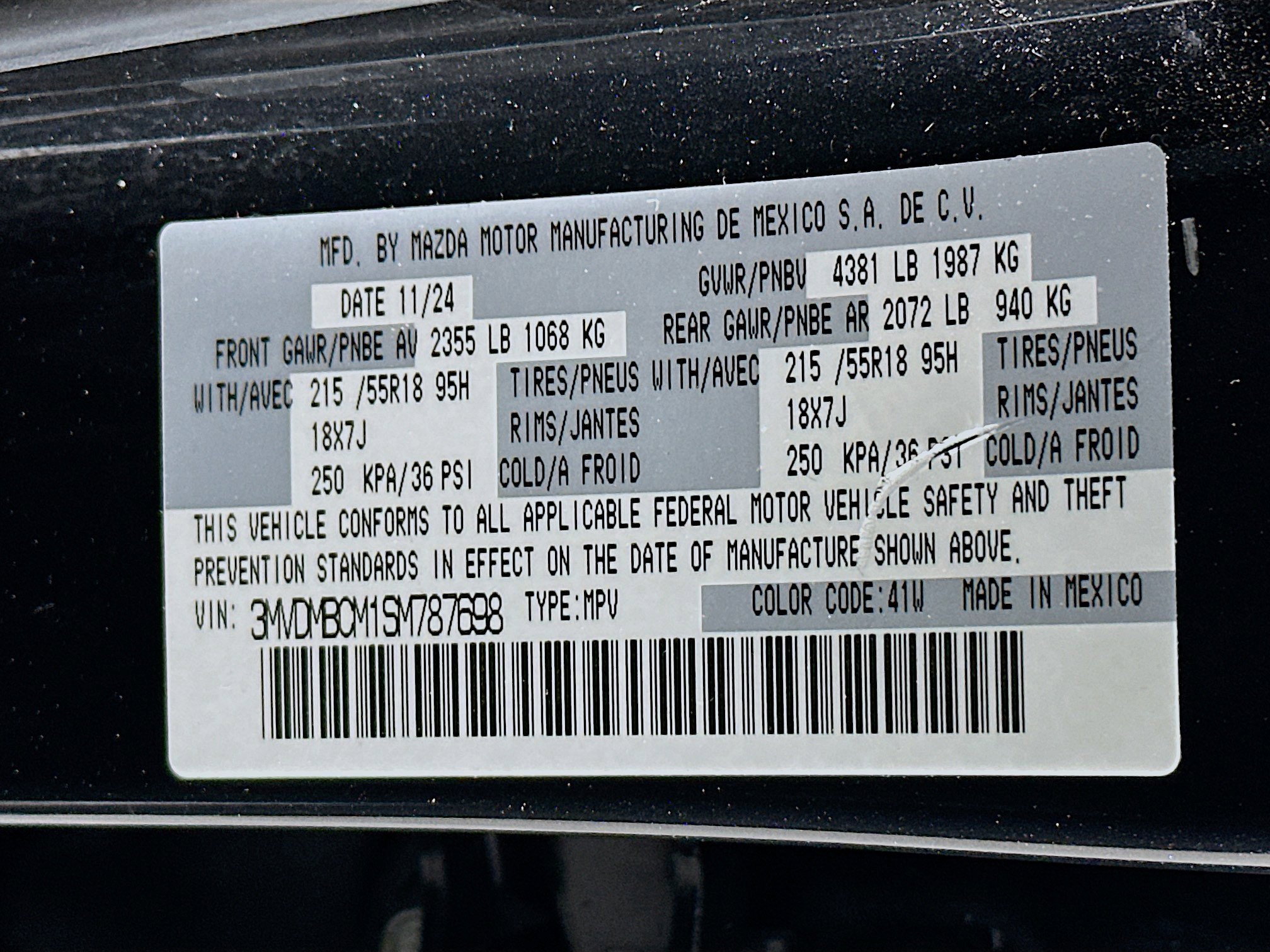 Used 2025 MAZDA CX-30 AWD 2.5 S w/ Preferred Package image 12