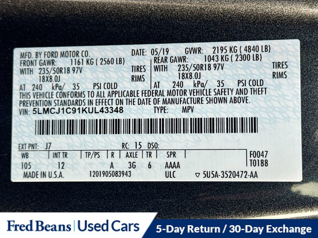 Used 2019 Lincoln MKC Premiere FWD image 38