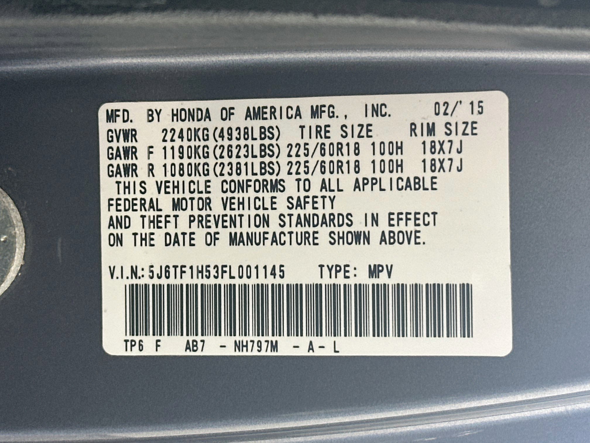 Used 2015 Honda Crosstour EX-L image 12