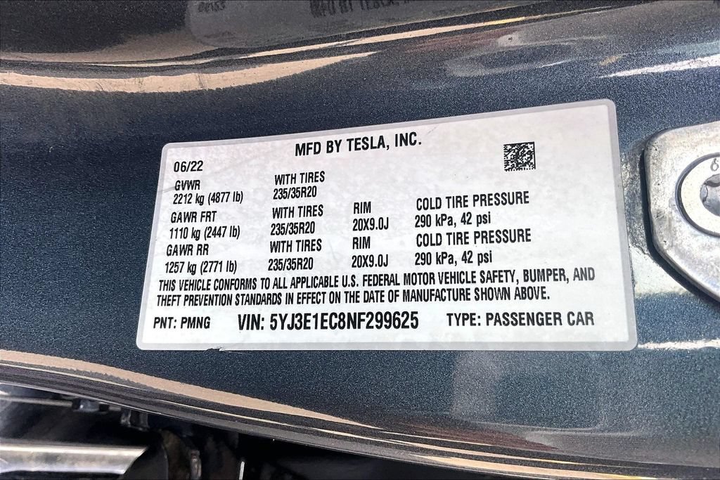 Used 2022 Tesla Model 3 Performance AWD/4WD image 27