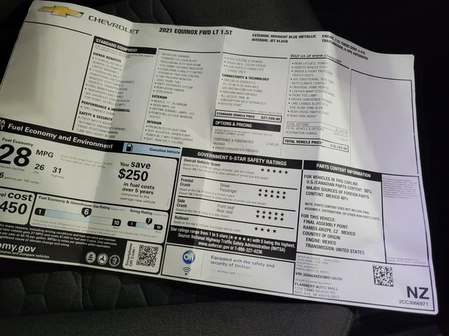 Used 2021 Chevrolet Equinox LT image 60