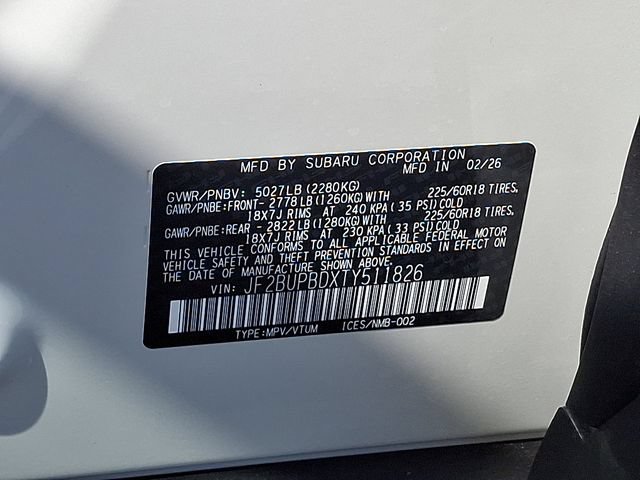 New 2026 Subaru Outback Premium AWD/4WD image 19