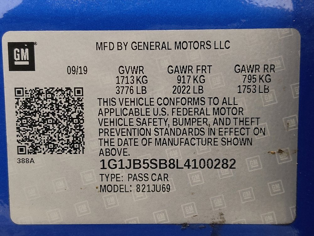 Used 2020 Chevrolet Sonic LS FWD image 33
