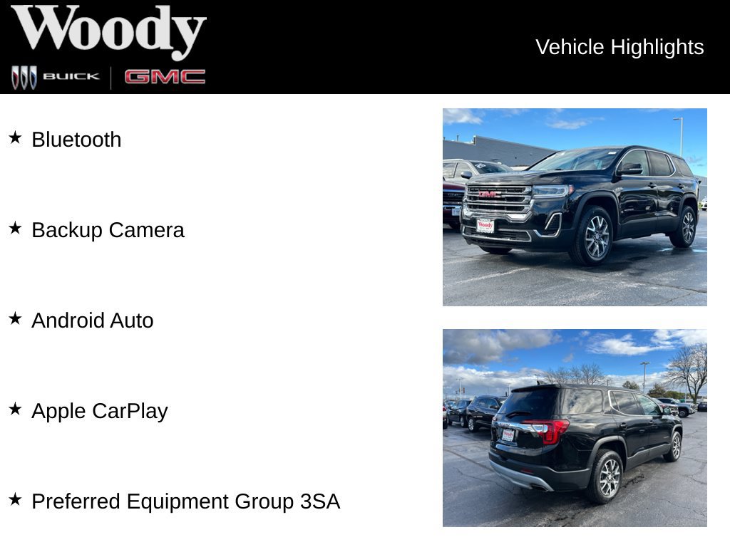 Certified 2023 GMC Acadia SLE FWD image 3