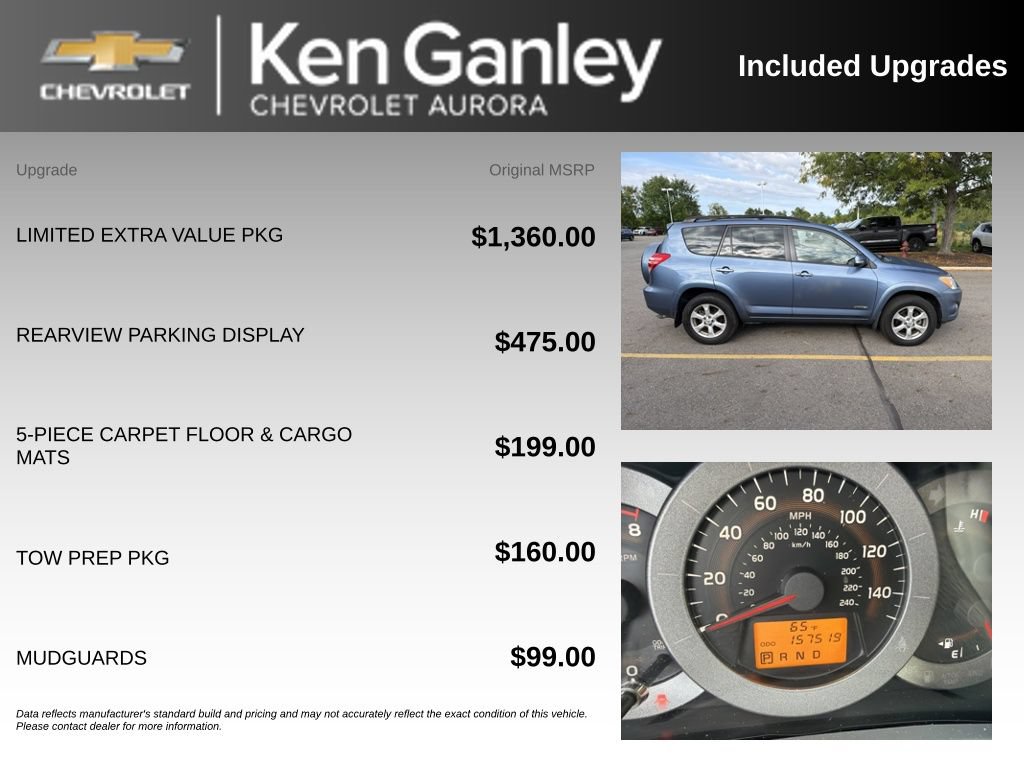 Used 2009 Toyota RAV4 Limited w/ Limited Extra Value Pkg AWD/4WD image 6