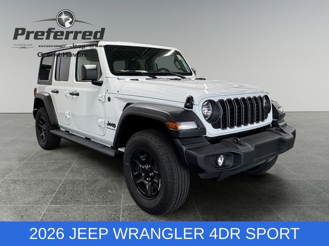 New 2026 Jeep Wrangler Unlimited Sport
