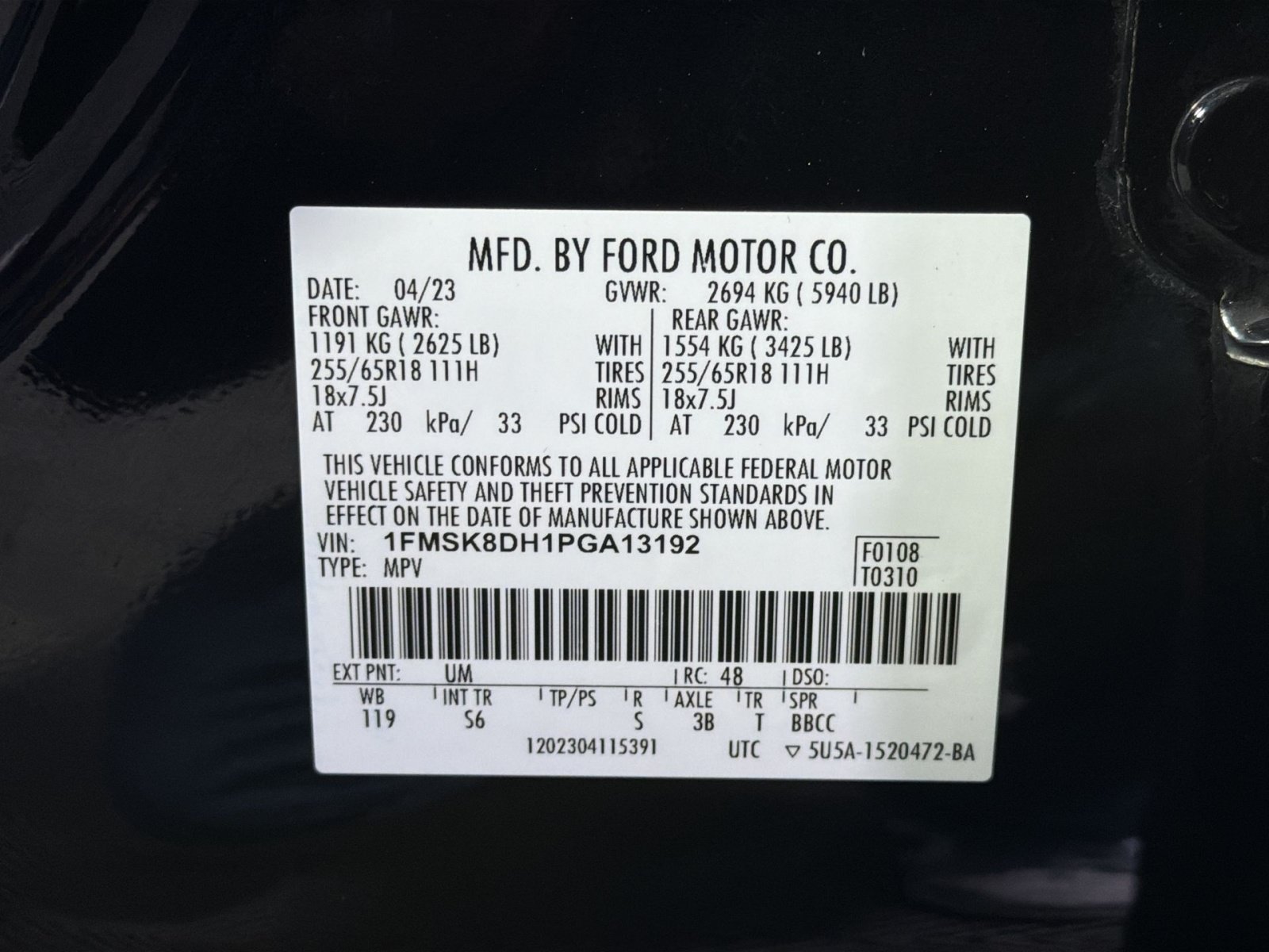 Used 2023 Ford Explorer XLT w/ Equipment Group 202A AWD/4WD image 40