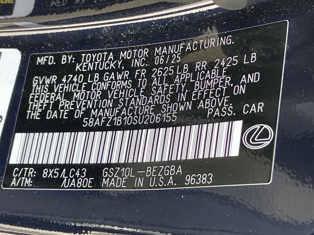 Used 2025 Lexus ES 350 Ultra Luxury w/ Accessory Package (Z2) image 30