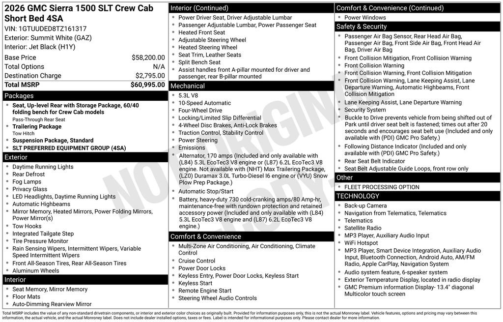 Used 2026 GMC Sierra 1500 SLT AWD/4WD image 30