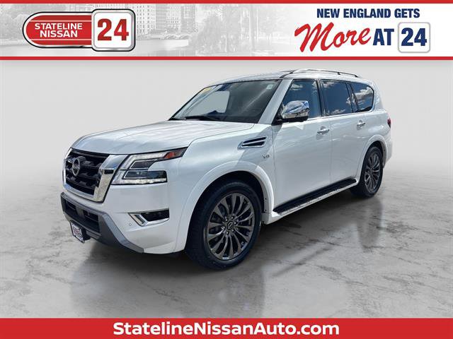 Used 2022 Nissan Armada Platinum w/ Captain's Chairs Package video 1